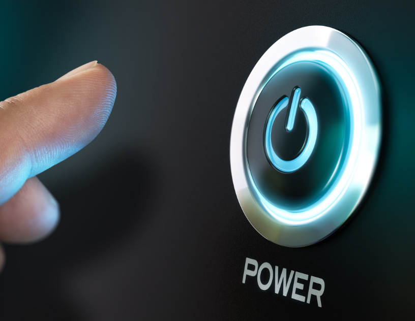 電源ボタンは故障していないか