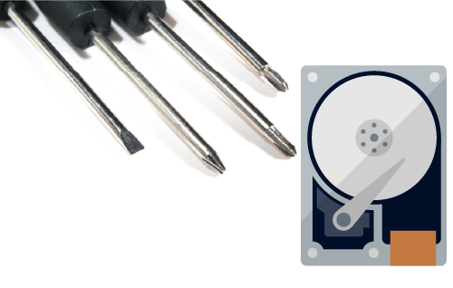 HDDを修理に出さないこと