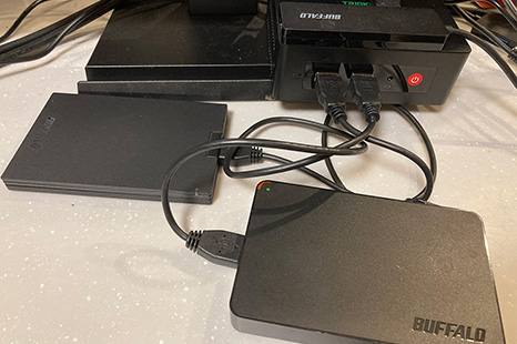 HDDからUSBメモリーへのデータ移動に失敗、消失した業務データが復活